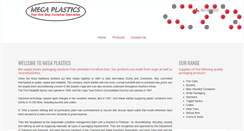 Desktop Screenshot of megaplast.co.za